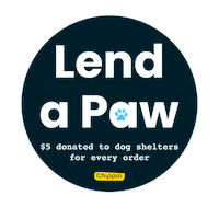 Lend A Paw Donate Sticker by Chippin