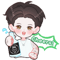 moonpaeee cheers jaypark moonpaeee toyw Sticker