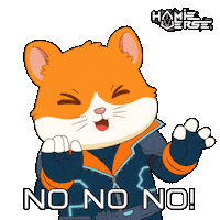 Scared No Way Sticker by Hamieverse