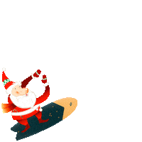 Christmas Santa Sticker by Nobile Sports