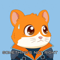 Nervous Red Flag GIF by Hamieverse