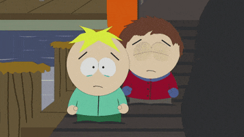 sad butters stotch GIF by South Park 