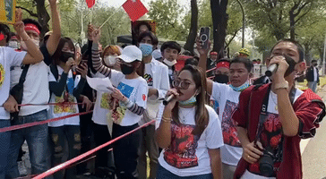 Myanmar Protesters Gather in Bangkok as Junta Announces Extension of Military Rule