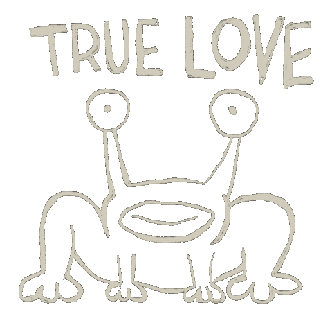 Daniel Johnston Austin Sticker by Brownlee Press