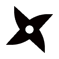 Ninja Pictogram Sticker by EXPERIENCE JAPAN PICTOGRAMS