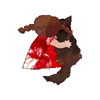 Dog Girl Sticker
