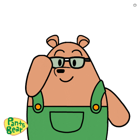 Bear Thinking Sticker