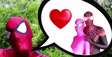 spiderman GIF by Webs & Tiaras