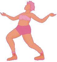 Dance Women Sticker