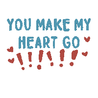 I Love You Hearts Sticker
