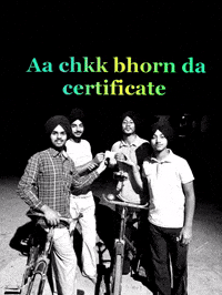 Sidhrebande punjabi certificate sardar bhorti GIF