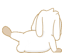 Bunny 貓 Sticker by EVANS艾特兔