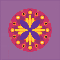 happy diwali kolam GIF by #XPAXEmoji&GiF