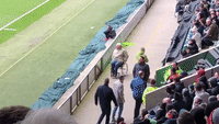 Soccer Fan Leaps Out of Wheelchair During Five-Goal Thriller