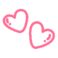 I Love You Hearts Sticker