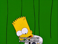 happy bart simpson GIF