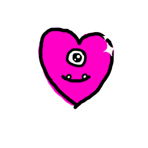 i love you heart Sticker by Sketchbrooke
