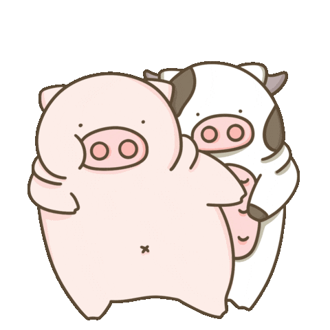 Dance Pig Sticker