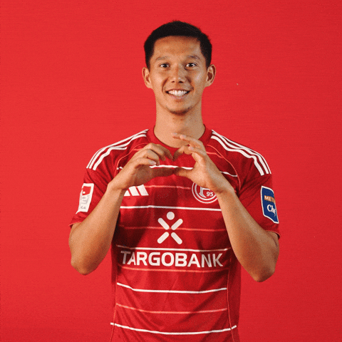 Heart Love GIF by Fortuna Düsseldorf