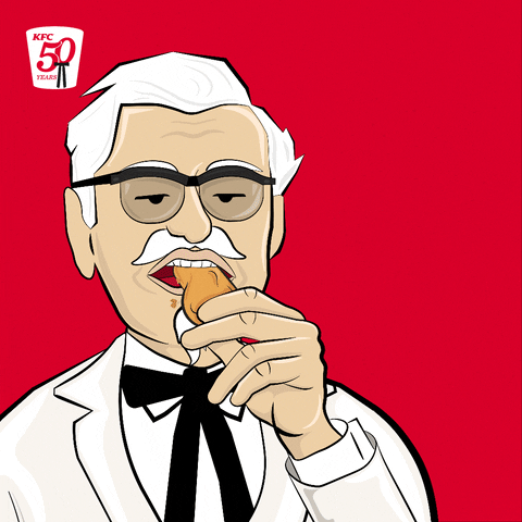 Wink Eating GIF by YUM KFC SouthAfrica