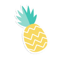 Pineapple Kuwait Sticker