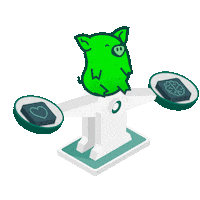Corazon Verde Sticker by Coink