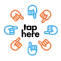 redactiecultuurfonds tap click taphere klik Sticker