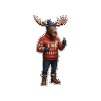 Moose Los Sticker by Björnsonka
