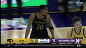 College Hoops Wildcats GIF by Northwestern Athletics