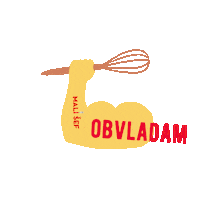 Chef Muscles Sticker by Mercator