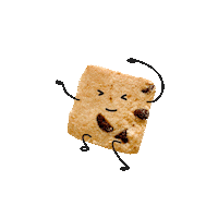 designerjaei artist vegan character cookie Sticker