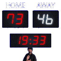 46 Away Sticker