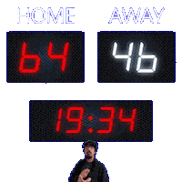 46 Away Sticker