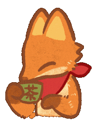 Fox Chill Sticker