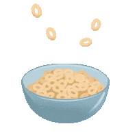 Vegan Cereal Sticker by LIVEKINDLY