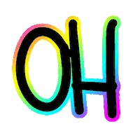Oh My God Love Sticker