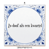 Humor Doof Sticker by Tegelspreuken.nl