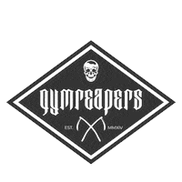 GYMREAPERS fitness workout gym skull Sticker