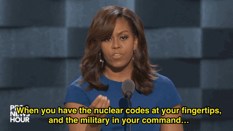 michelle obama speech GIF by Election 2016