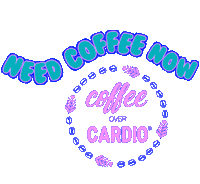 coffee omg Sticker by Abbey Scott