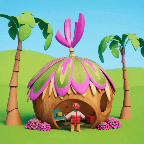 Turning Around Michelin Man GIF by Claynosaurz