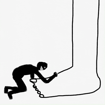 Angry Big Foot GIF by Barbara Pozzi