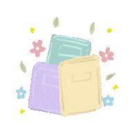 Illustration Book Sticker