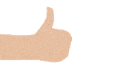 thumbs up super well done daumen papercraft Sticker