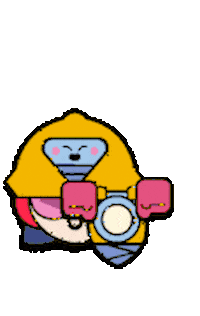 Happy Brawl Stars Sticker