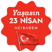 23 Nisan Sticker by Acıbadem Healthcare Group
