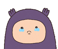 Sad Cry Sticker