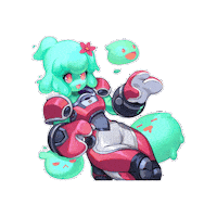 Happy Girl Sticker