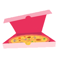 IreneSernaP18 work pizza cafe moto Sticker