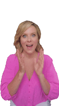 kerryhbarrett happy woman clapping applause Sticker